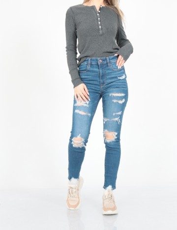 
						Blugi American Eagle, albastru