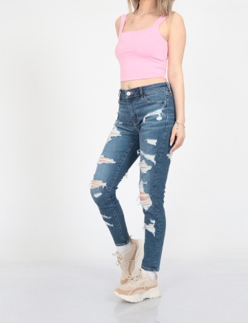 
						Blugi American Eagle, albastru