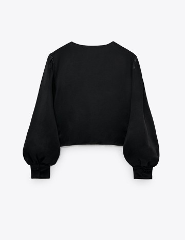 Camasa Zara, negru, L