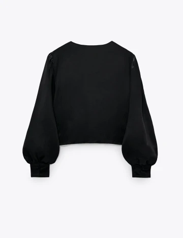 Camasa Zara, negru, L