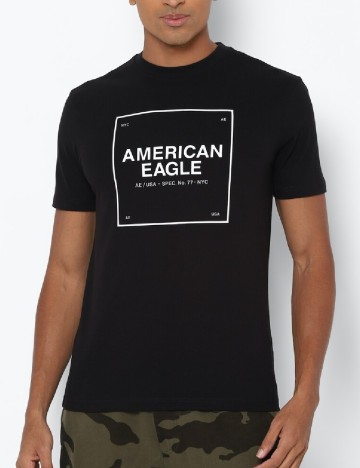 
						Tricou American Eagle, negru