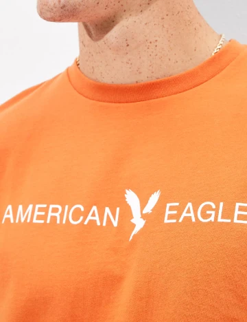 Tricou American Eagle, portocaliu Portocaliu