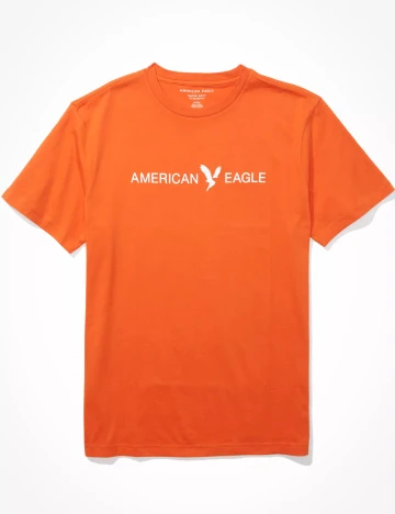 Tricou American Eagle, portocaliu Portocaliu