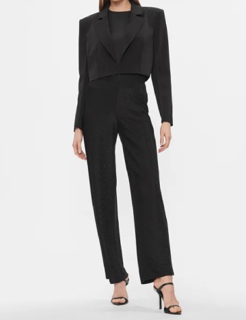
						Pantaloni Only, negru