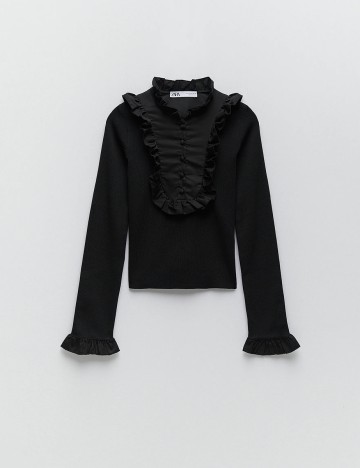 Bluza Zara, negru, M