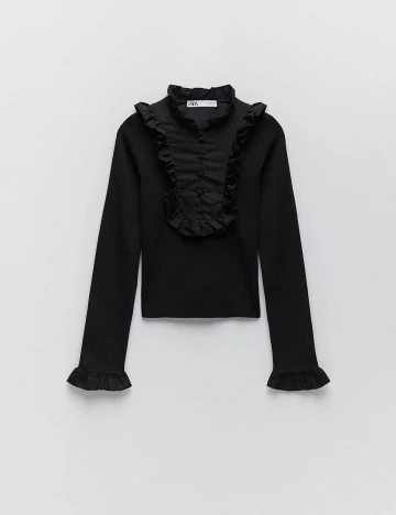 Bluza Zara, negru, M