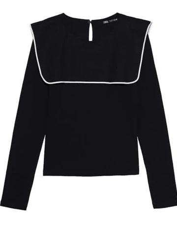 Bluza Zara, negru, M Negru