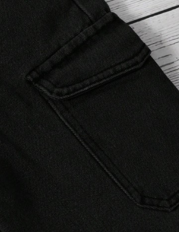 Pantaloni Shein Kids, negru