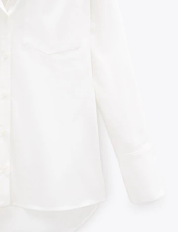 Camasa Zara, alb, M