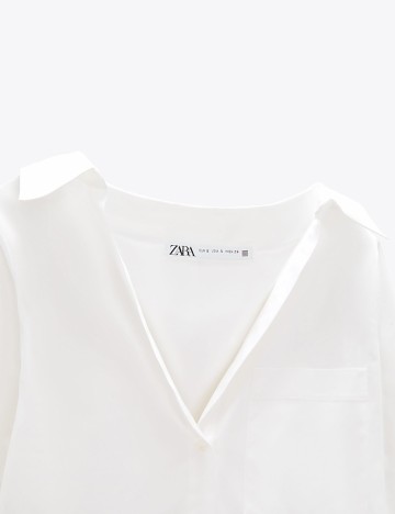 Camasa Zara, alb, M