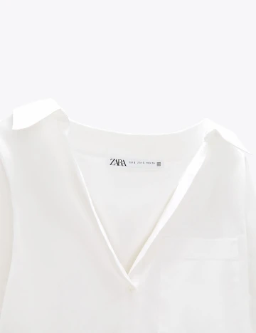 Camasa Zara, alb, M