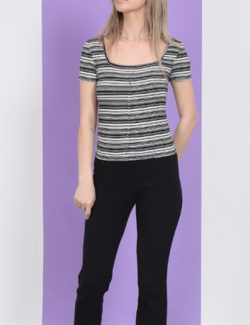 
						Top American Eagle, alb/negru