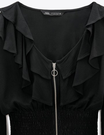 Camasa Zara, negru, M