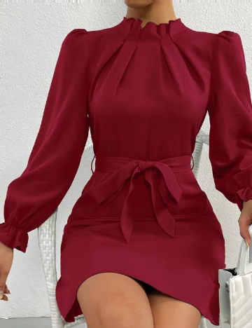 Rochie scurta SHEIN, visiniu
