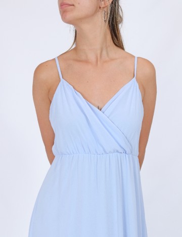 Rochie lunga Vila, albastru