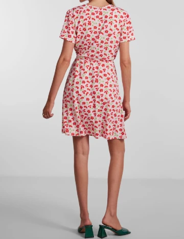 Rochie scurta Pieces, roz