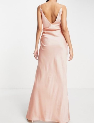 Rochie lunga ASOS, roz pal