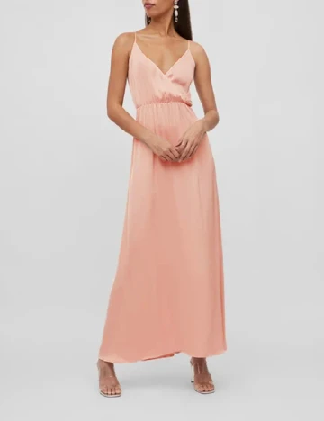Rochie lunga Vila, roz