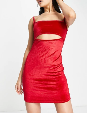 Rochie scurta AsYou, rosu Rosu