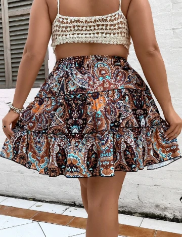 Fusta SHEIN CURVE, mix culori