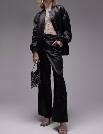 
						Pantaloni Top Shop, negru