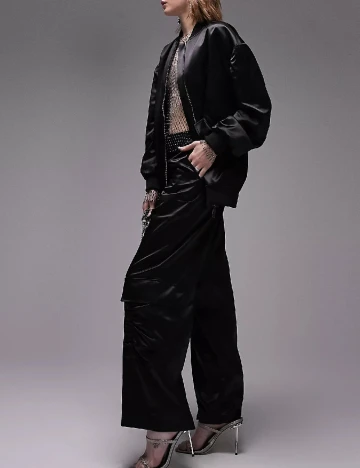Pantaloni Top Shop, negru Negru