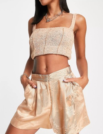 
						Pantaloni scurti ASOS, crem
