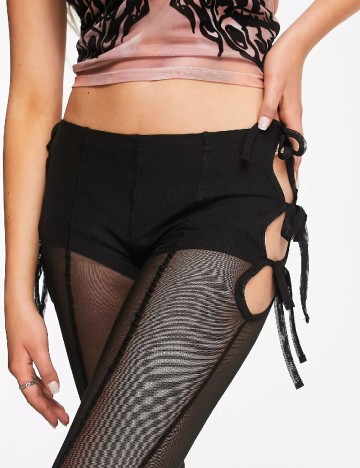 Pantaloni Reclaimed Vintage, negru