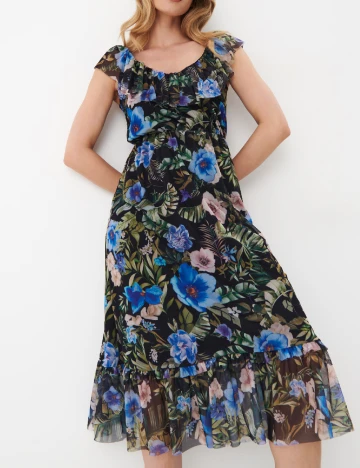 Rochie medie Mohito, floral