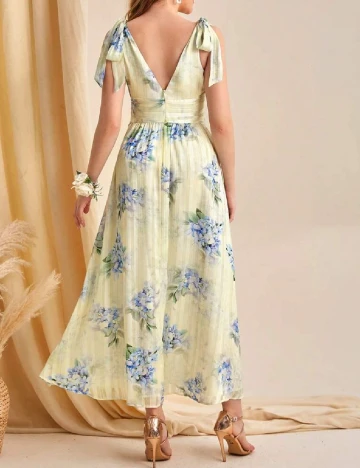 Rochie lunga SHEIN, floral Floral print