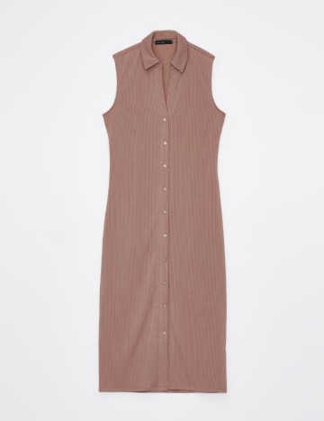 Rochie medie Mohito, maro