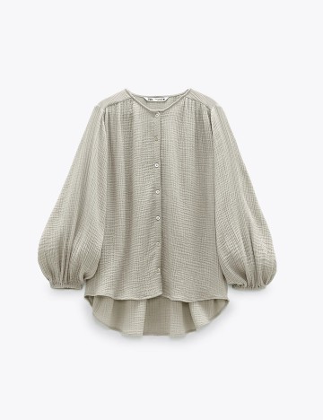 Camasa Zara, gri, S
