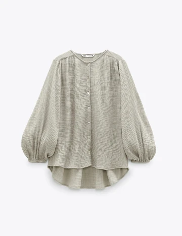 Camasa Zara, gri, S Gri