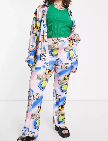 Pantaloni ASOS Curve, mix culori Mix culori