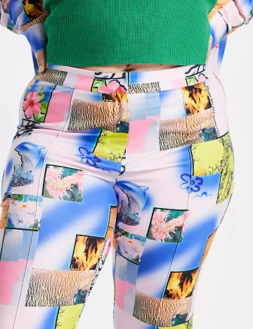 Pantaloni ASOS Curve, mix culori Mix culori