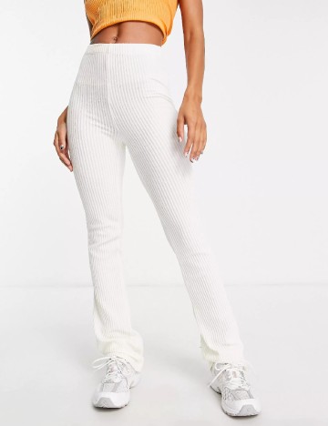 
						Pantaloni Top Shop, alb