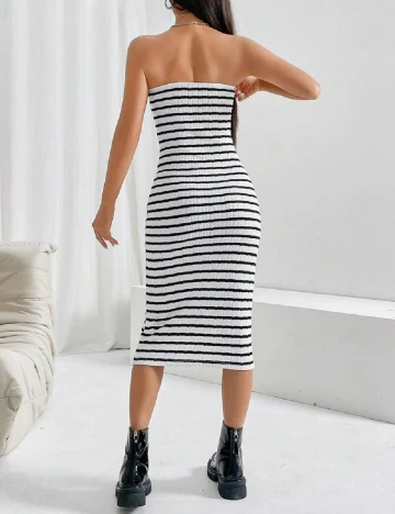 Rochie medie SHEIN, alb Alb