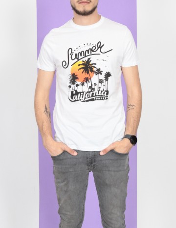 
						Tricou Milano Bulls, alb
