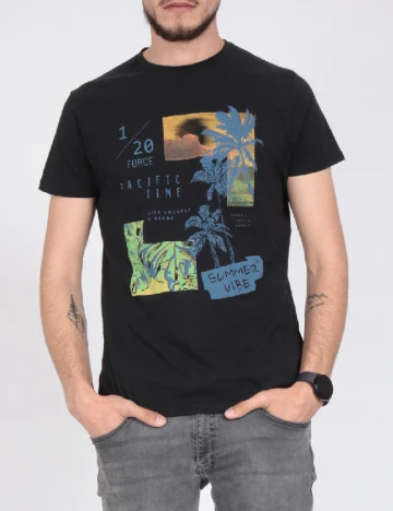 Tricou Milano Bulls, negru