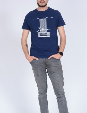 
						Tricou Milano Bulls, bleumarin
