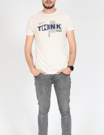 
						Tricou Milano Bulls, crem