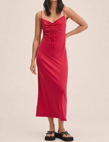 
						Rochie lunga Mango, roz
