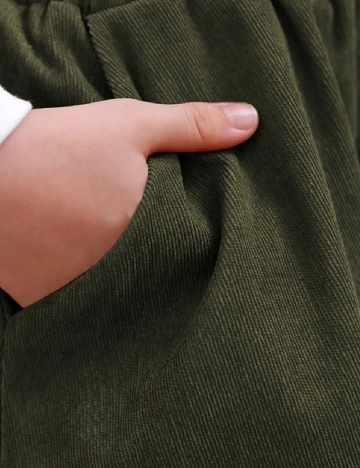 Fusta Shein Kids, verde Verde