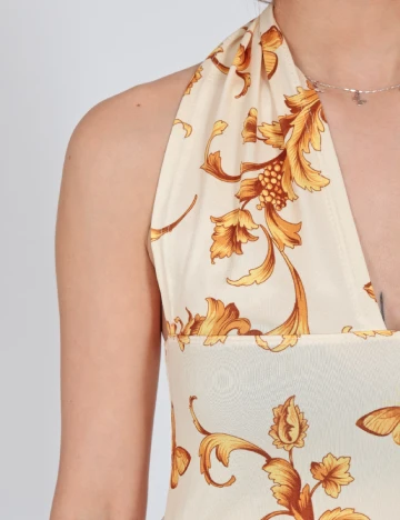 Rochie scurta SHEIN, crem