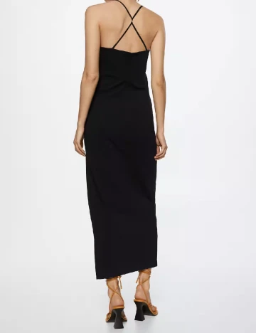 Rochie lunga Mango, negru Negru