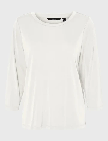 Bluza Vero Moda Curve, alb Alb