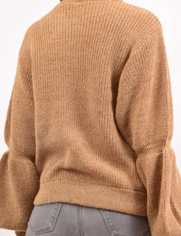 Pulover Vero Moda, maro, S Maro