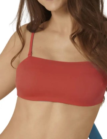 Bustiera de baie Sloggi by Triumph, albastru/corai