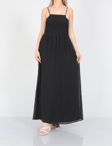 Rochie lunga Only, negru