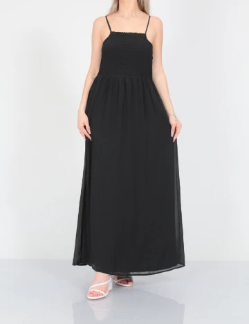 Rochie lunga Only, negru